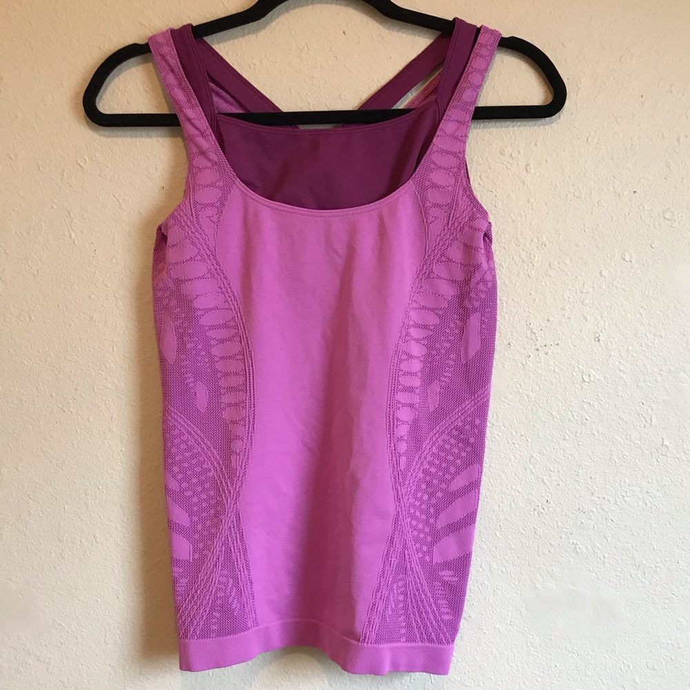 ATHLETA Pink Purple Tank Top Sz Small